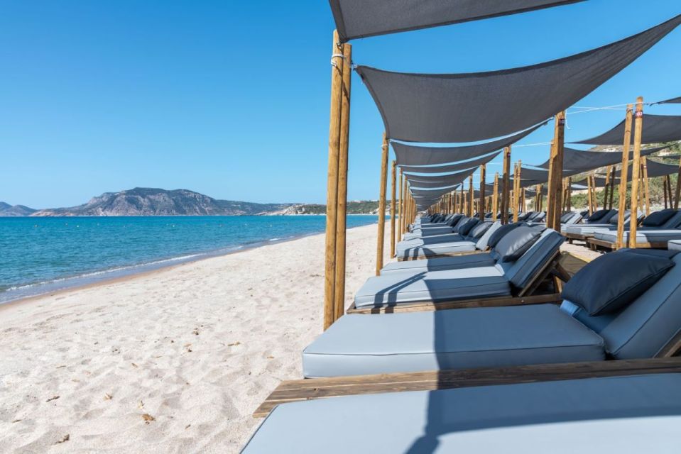Kos: Diamond Beach Day With Transfers and Sun Lounge - Key Points