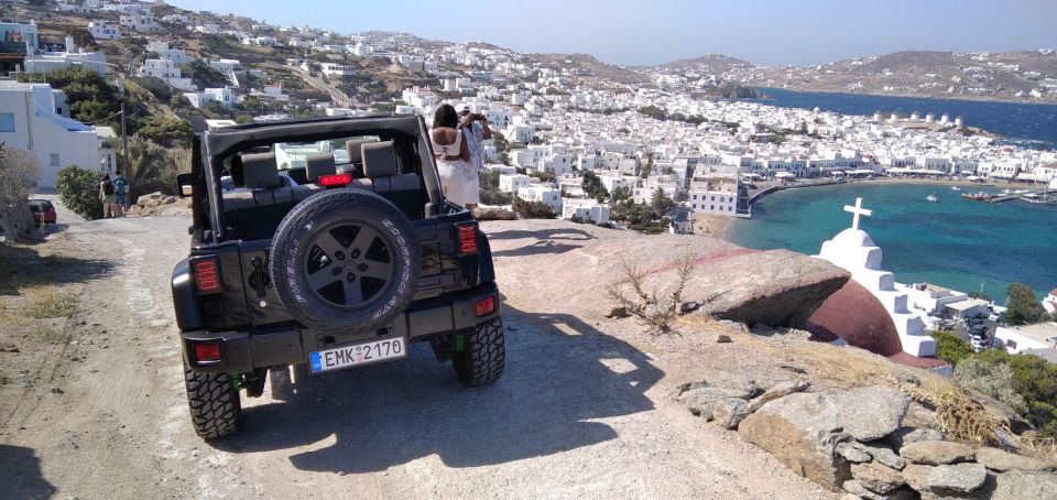 mykonos private jeep tour with myrsini beach and ano mera Mykonos: Private Jeep Tour With Myrsini Beach and Ano Mera