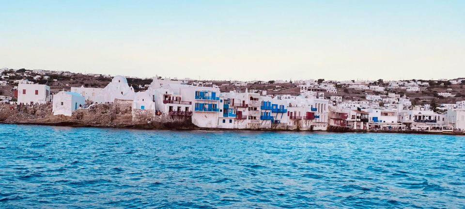 Mykonos: Rhenia Island Sunset Cruise With Unlimited Drinks - Key Points