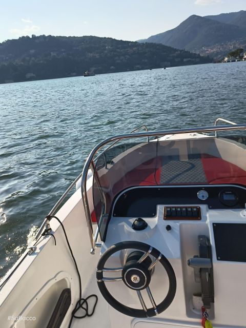 “OPEN Rent Boat” FOUR HOURS - 4h - Lake Como - Key Points