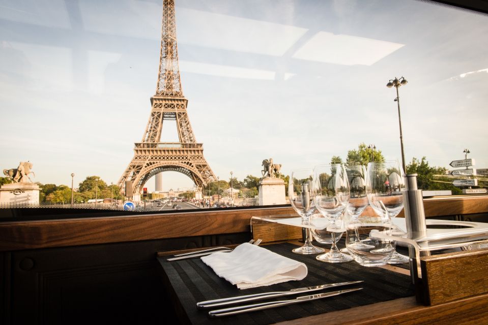Paris: Bustronome Gourmet Lunch Tour on a Glass-Roof Bus - Key Points