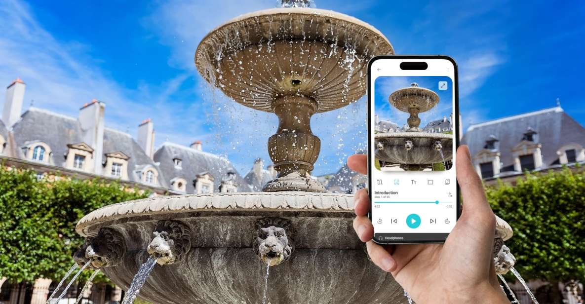 Paris: Place Des Vosges & Hugo Museum In-App Audio Tour (En) - Tour Details