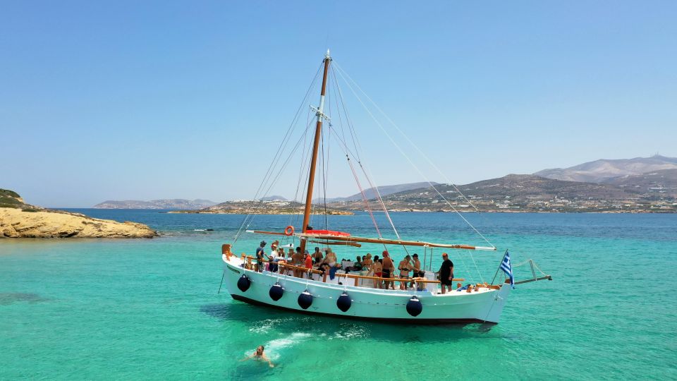 pounta paros antiparos traditional boat cruise with meal Pounta: Paros & Antiparos Traditional Boat Cruise With Meal