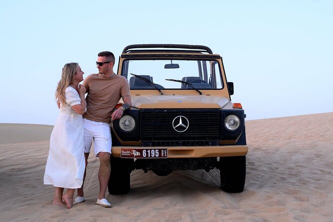 Private Morning Desert Safari in Vintage Mercedes G Class - Key Points