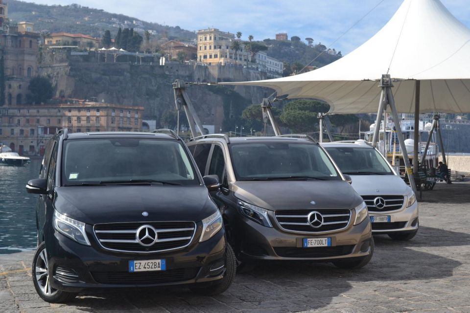 Private Transfer From Rome Airport/Train Station to Sorrento - Key Points