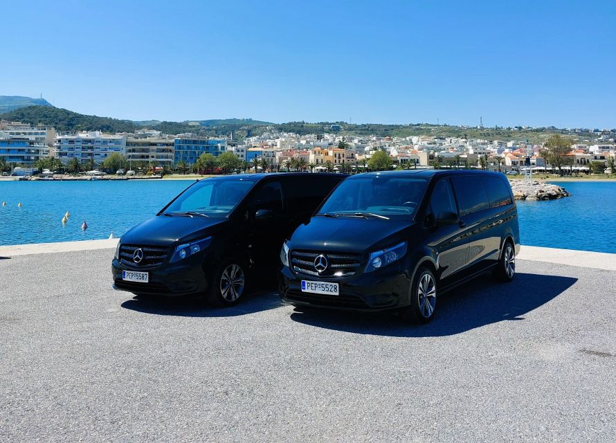 Private Van Services in Crete Heraklion Airport-Port-Hotel - Service Details