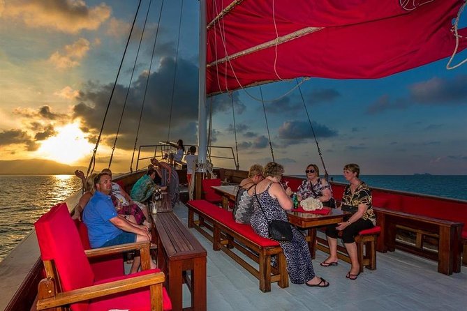 Red Baron Sunset Dinner Cruise From Koh Samui With Return Transfer - Key Points
