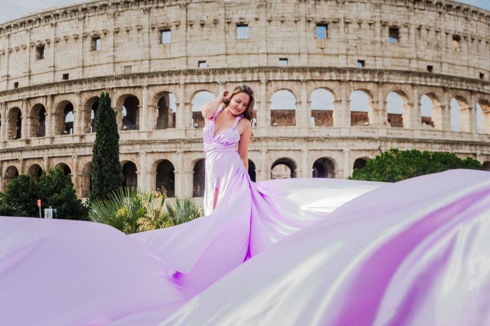 Rome: Flying Dress Professional Photoshoot - Key Points