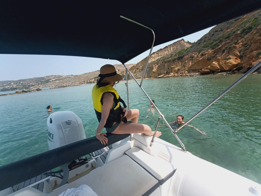 San Leone: Private Boat Tour to the Scala Dei Turchi & Drink - Key Points