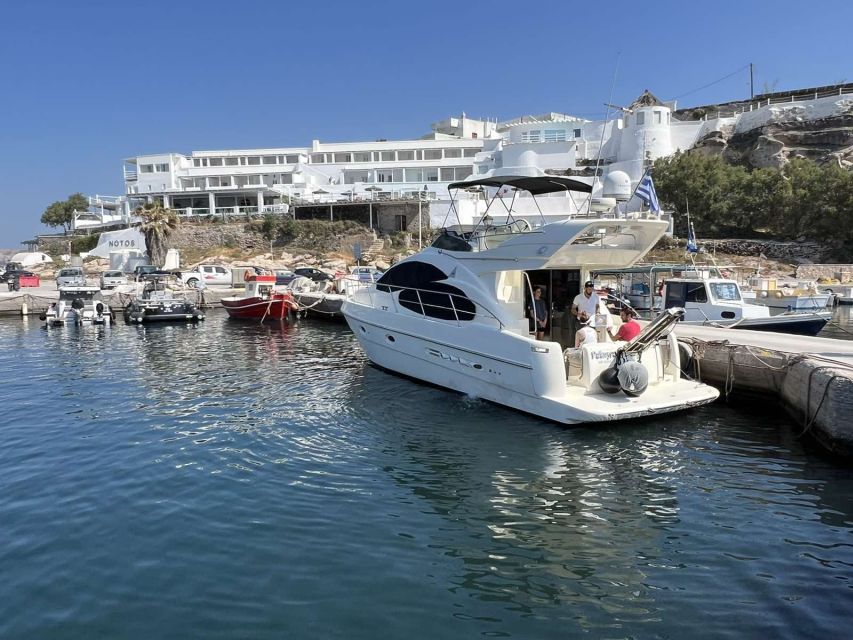Santorini: Caldera Private Flybridge Motoryacht Cruise - Experience Highlights