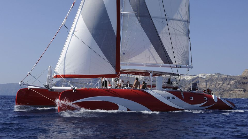 Santorini: Dream Catcher 5-hour Sailing Trip in the Caldera - Key Points