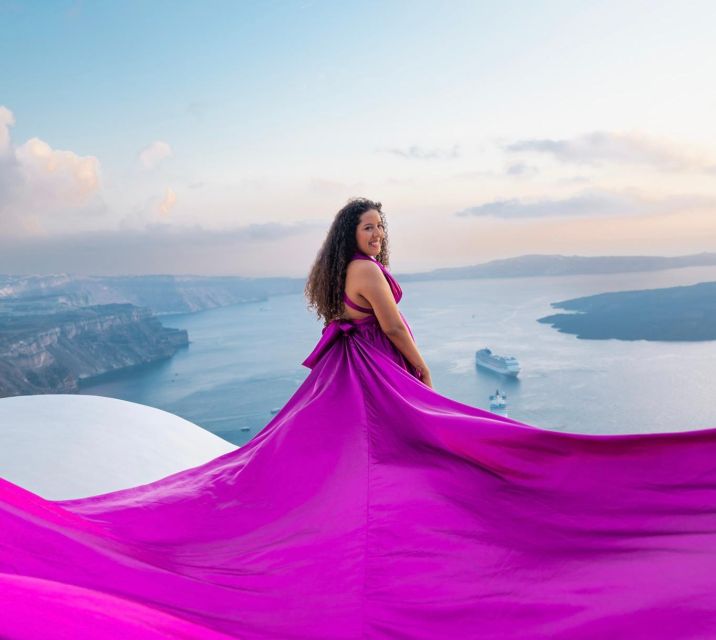 Santorini: Flying Dress Photoshoot - Key Points