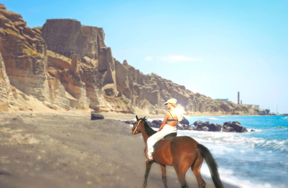 Santorini: Horseback Riding Tour on the Beach 1.5 Hours - Activity Overview