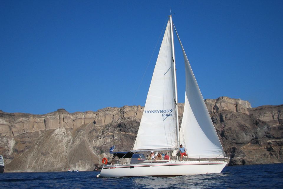 Santorini Oia: Private Sailing Cruise With Meal & Drinks - Highlights of the Sailing Cruise