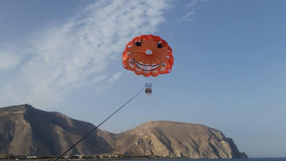 Santorini: Parasailing Flight Experience at Black Beach - Key Points