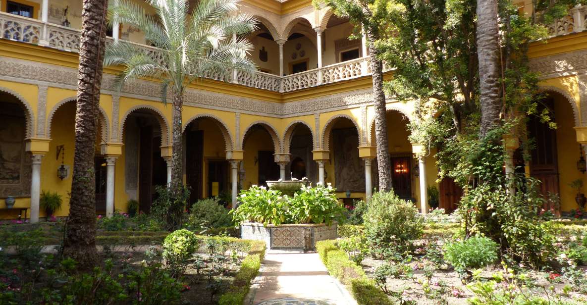 Seville: Palacio De Las Dueñas Guided Tour With Tickets - Key Points