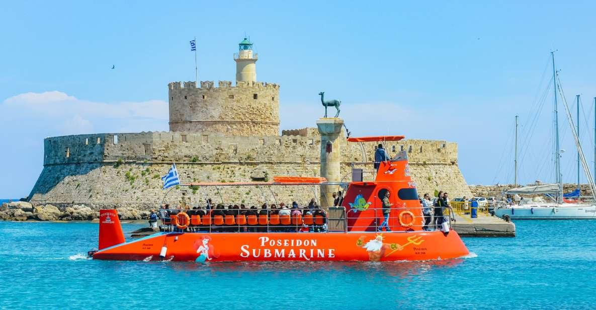 Submarine Cruise With Underwater Views From Rhodes - Key Points