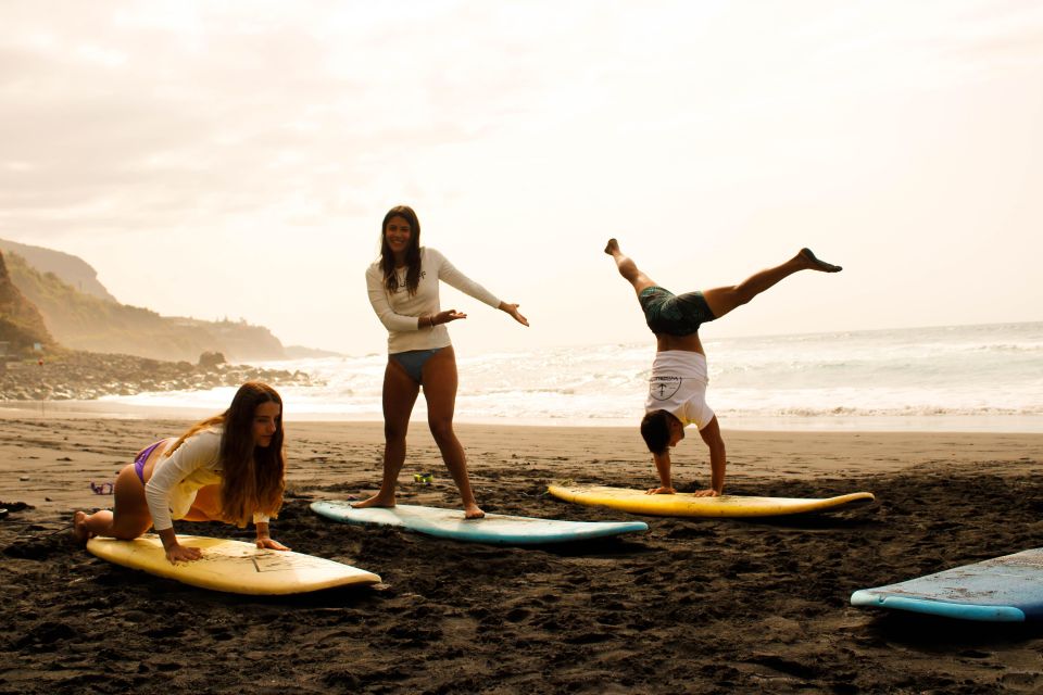 Surf Class in Tenerife South - Key Points