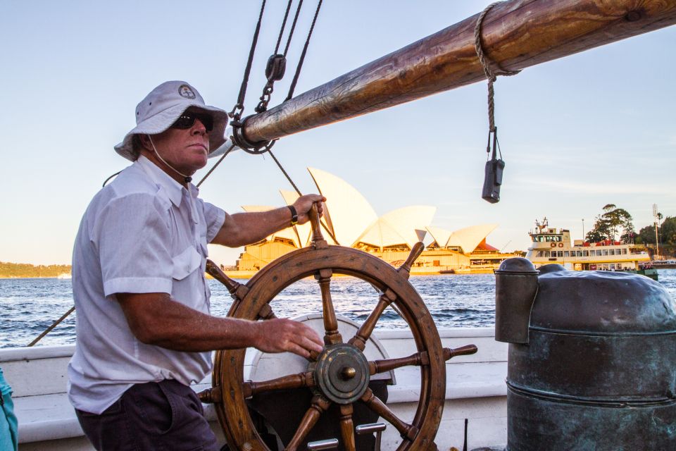 Sydney: Tall Ship Harbour Twilight Dinner Cruise - Key Points