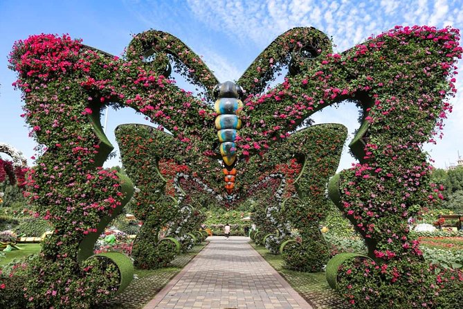 three at one time dubai miracle garden with butterfly garden global village Three at One Time !! Dubai Miracle Garden With Butterfly Garden & Global Village