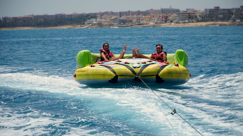 Torrevieja: Speedboat-Powered Inflatable Crazy Sofa Ride - Key Points