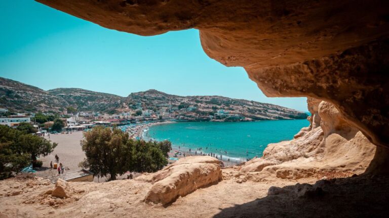 Crete: Matala Hippie Beach