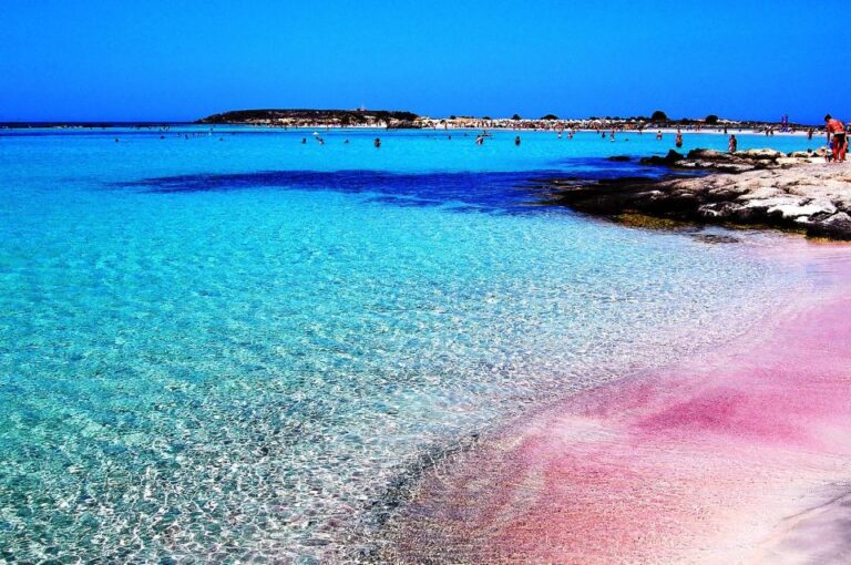 From Hersonissos: Elafonisi Pink Beach Day Trip in Crete