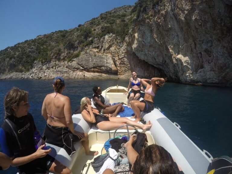 From Vasiliki: Lefkada Snorkeling Tour by Boat