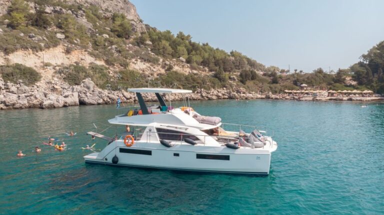 Rhodes: All-Inclusive Catamaran Cruise With Lunch and Drinks