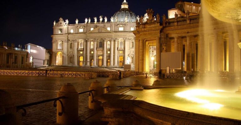 Rome: Vatican Museums and Sistine Chapel by Night Experience