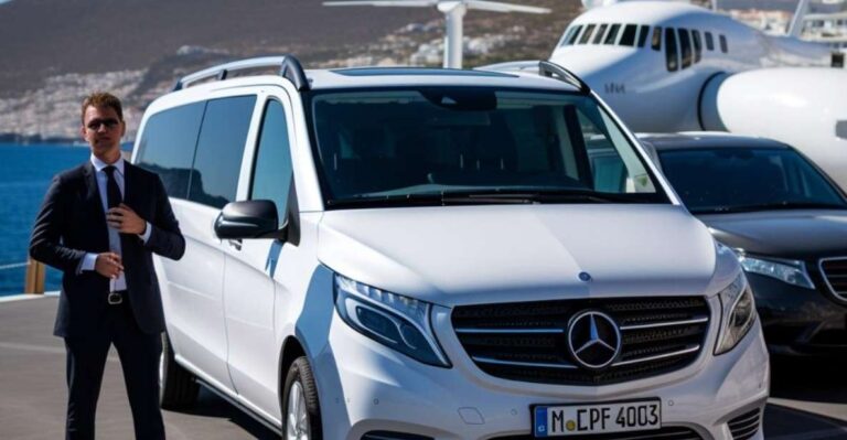 Santorini: Departure Transfer From Hotels to Port or Airport