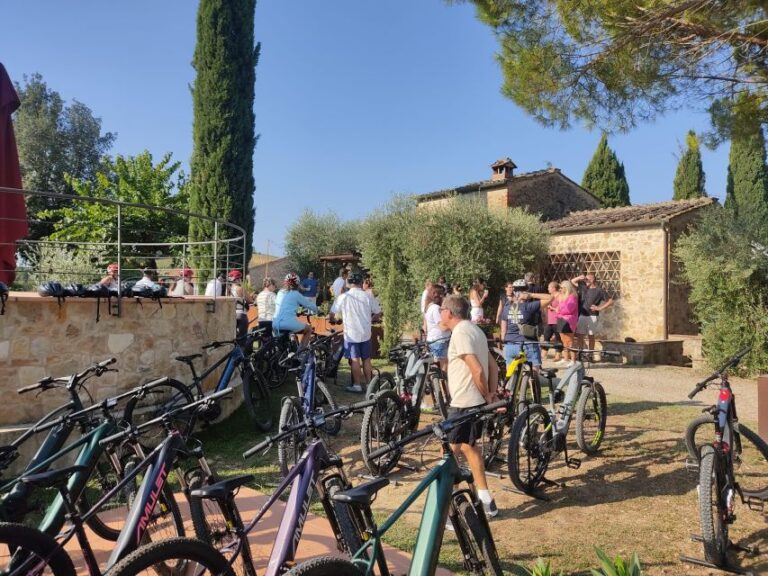 Siena: E-Bike Tour on the via Francigena With Brunch