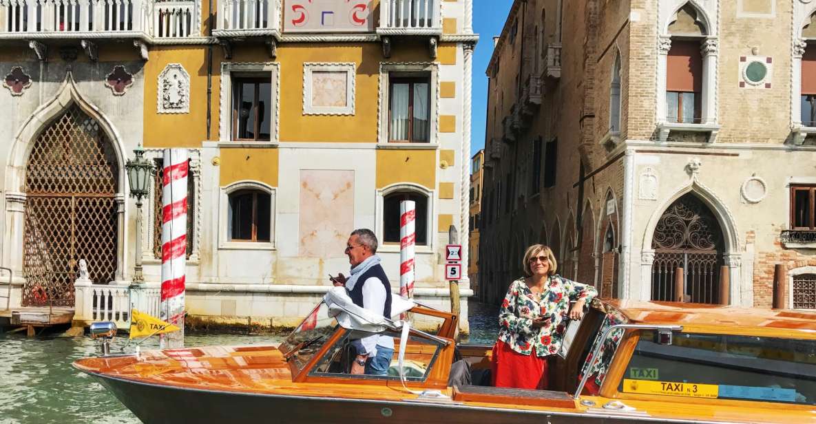 1 venice private transfer from train station by water Venice: Private Transfer From Train Station by Water Taxi
