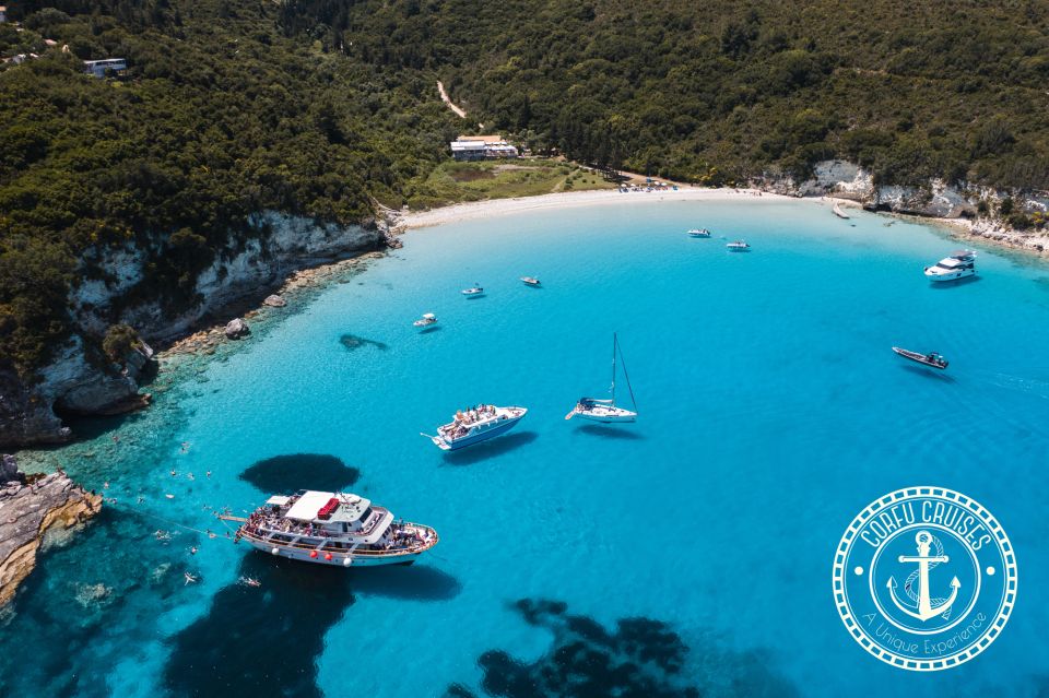 From Benitses/Lefkimmi: Paxos, Antipaxos & Caves Day Cruise - Itinerary