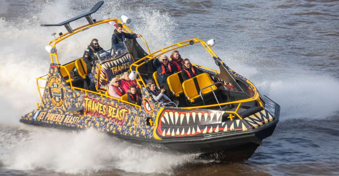 London: 40-Minute TOWER BEAST RIDE - Thames Speedboat Tour - Experience Description