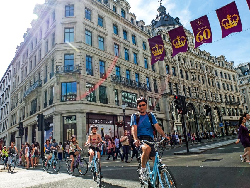 London: Guided Bike Tour of Central London - Itinerary