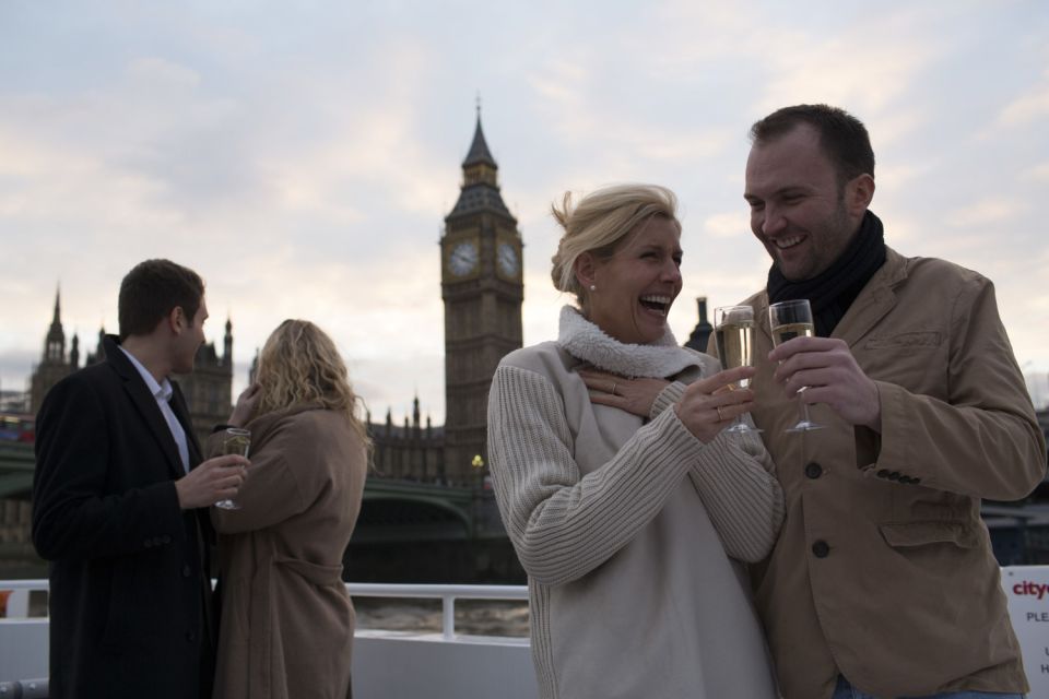 London: River Thames Evening Cruise With Bubbly and Canapés - Inclusions and Important Information