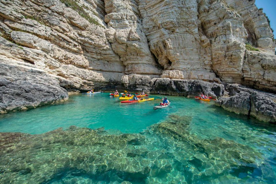 Paxos: Guided Kayaking Tour Mongonissi 2 Avlaki, Snorkelling - Itinerary