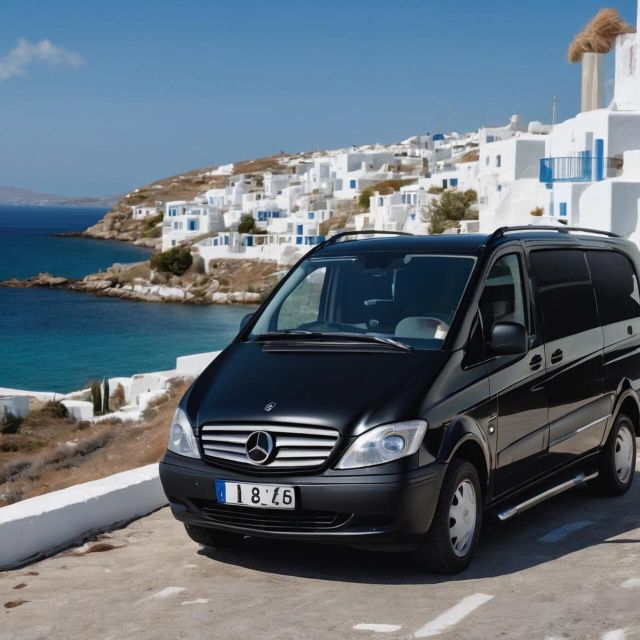 Private Transfer: Mykonos Port to Your Villa With Mini Van - Booking Inclusions