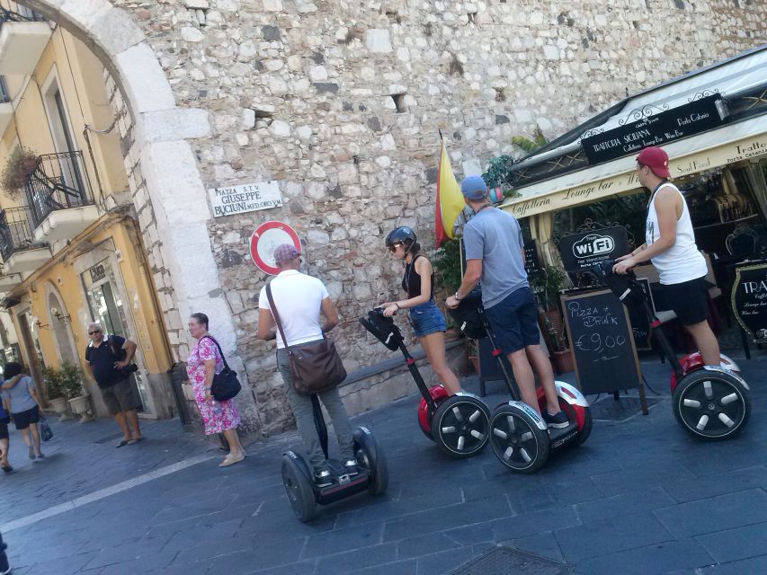 3-Hour Taormina Segway PT Authorized Tour - Itinerary Stops and Optional Locations