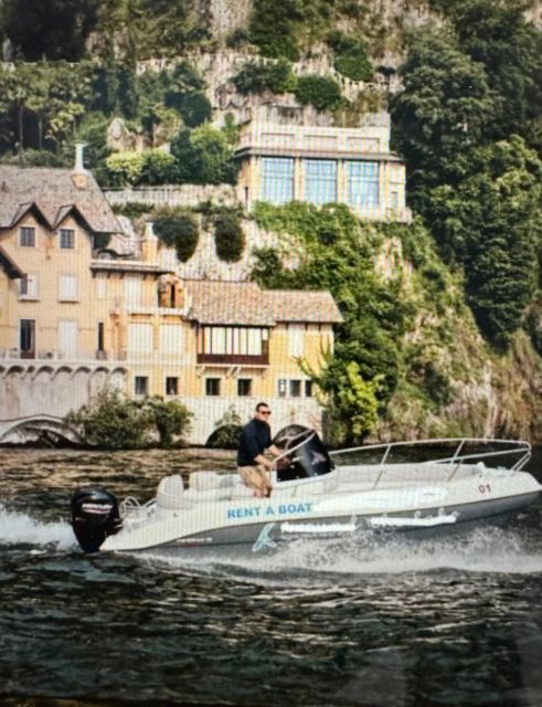 Lake Como: 2h Boat Rental Without License and Self-Driving - Inclusions