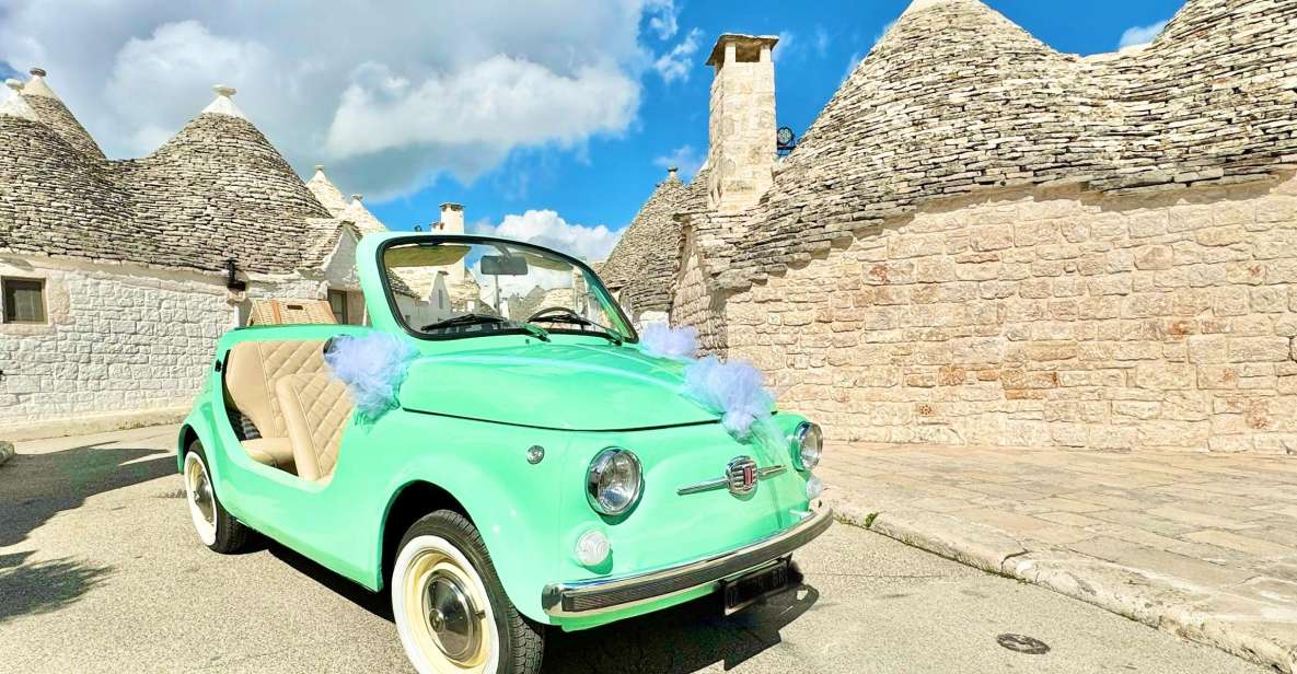 Valle D'itria Panoramic Tour on Board a Fiat 500 Spiaggina - Additional Information