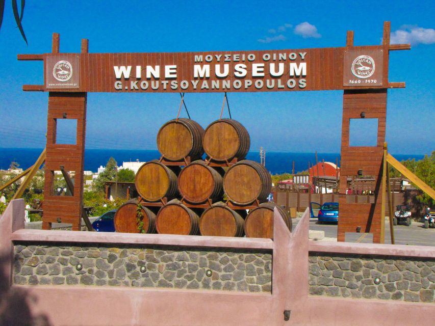 Vothonas: Wine Museum Ticket With Tastings and Audio Guide - Meeting Point
