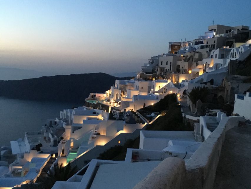 Blue Dome And Oia Sunset Small Group Transfer - Highlights