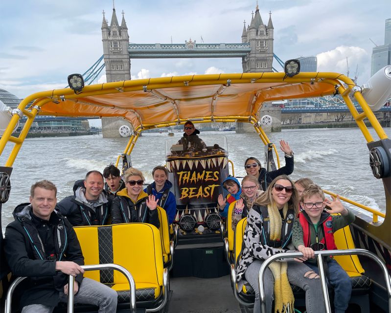 London: 40-Minute TOWER BEAST RIDE - Thames Speedboat Tour - Additional Information