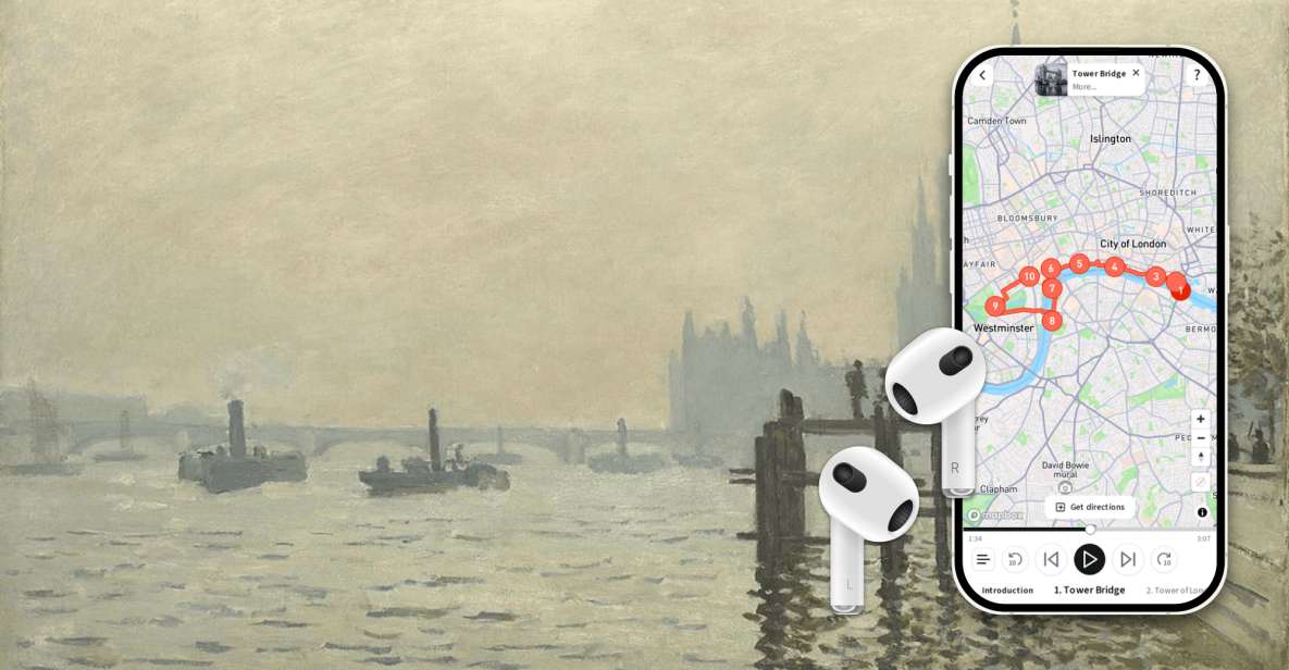 London: Exclusive Self-Guided Audio Tour With Claude Monet - Important Information