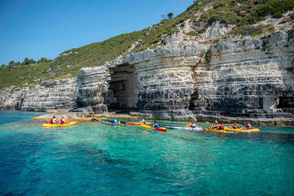 Paxos: Guided Kayaking Tour Mongonissi 2 Avlaki, Snorkelling - Restrictions