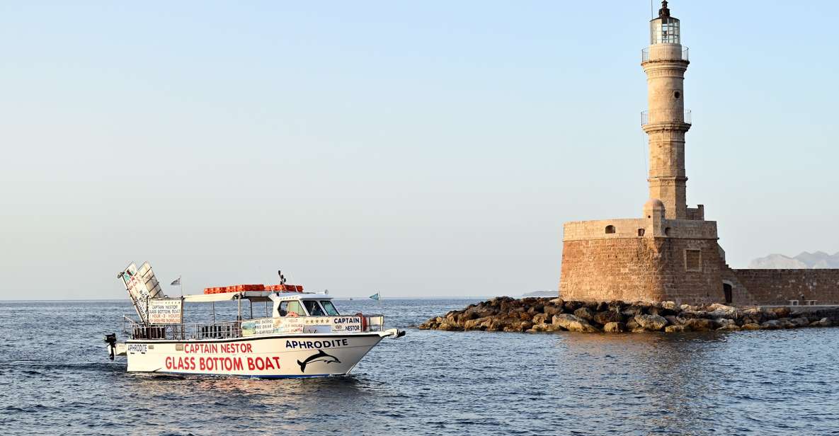 Chania Town: Glass-Bottom Boat Cruise to Thodorou & Lazareta - Meeting Point