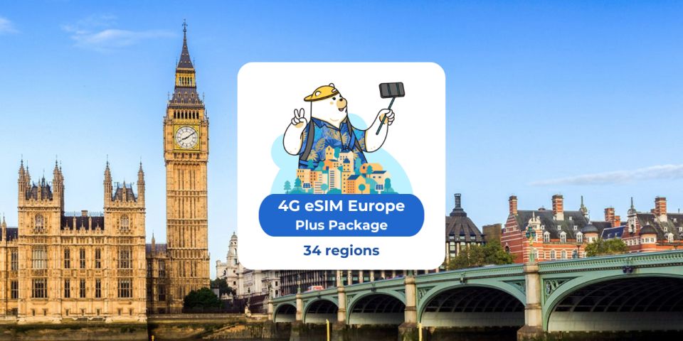 Europe: Esim Mobile Data - Coverage Areas and Hotspot Sharing