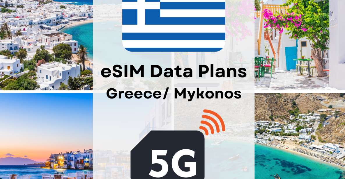 Mykonos: Greece/ Europe Esim Internet Data Plan High-Speed - Activation Process